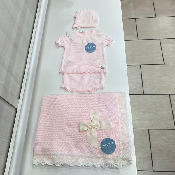 Set uscita clinica  2 pezzi con cuffia e copertina