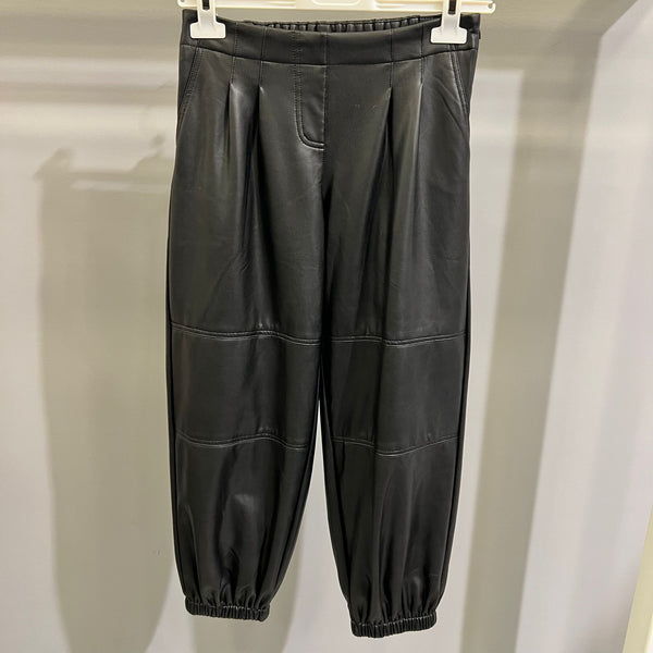 Pantalone ecopelle ragazza