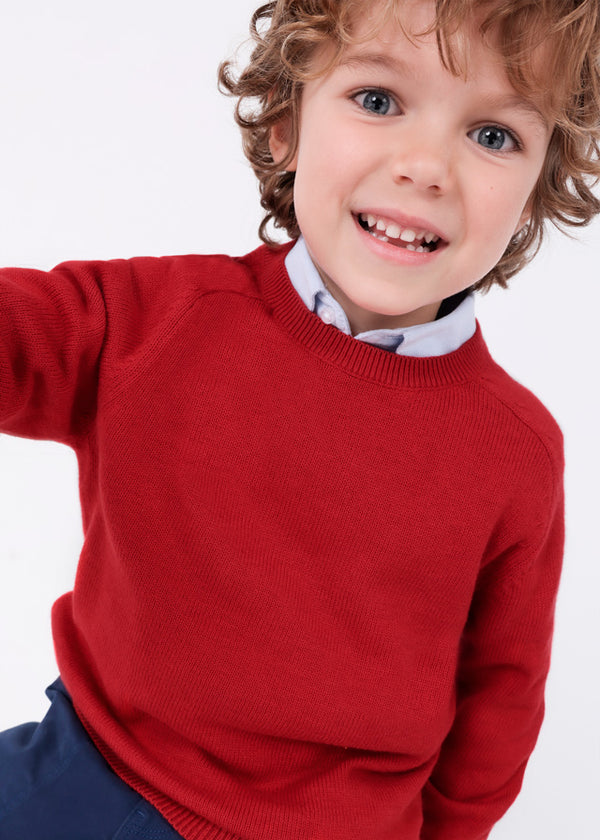 Maglione basico misto lana
