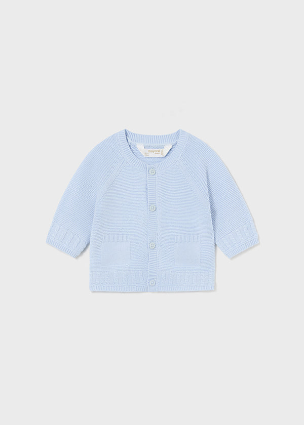 Cardigan tricot neonato