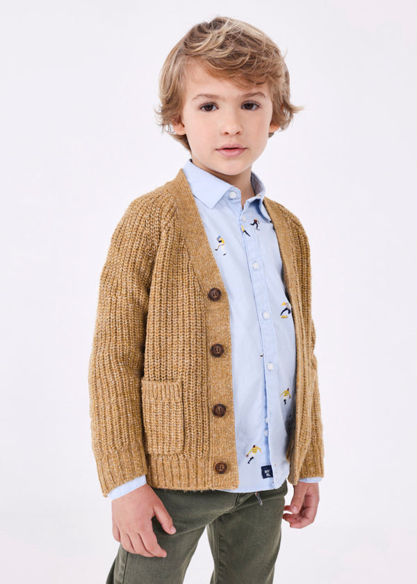 Cardigan in maglia con bottoni