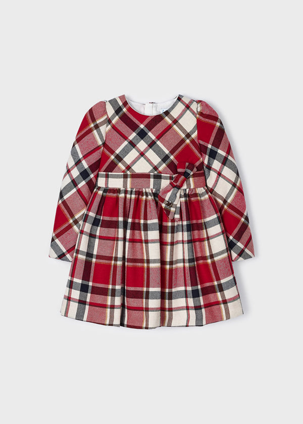 Vestito quadri bambina