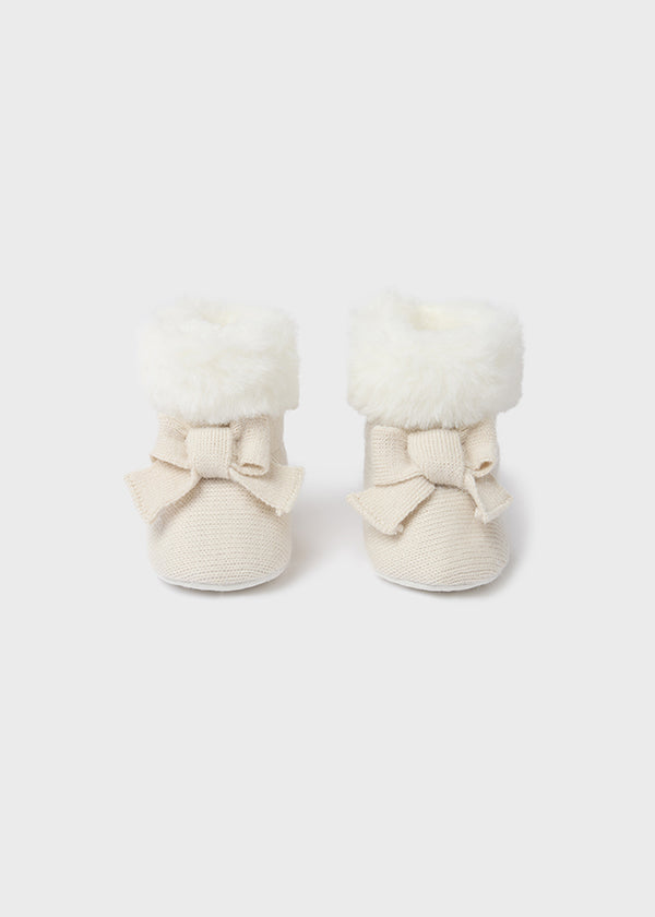 Stivali tricot pellicciotto