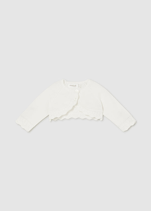 Cardigan in maglia neonata