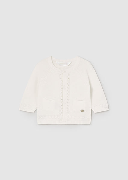 Cardigan in maglia neonato