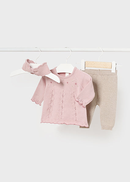 Completo 3 pezzi in maglia