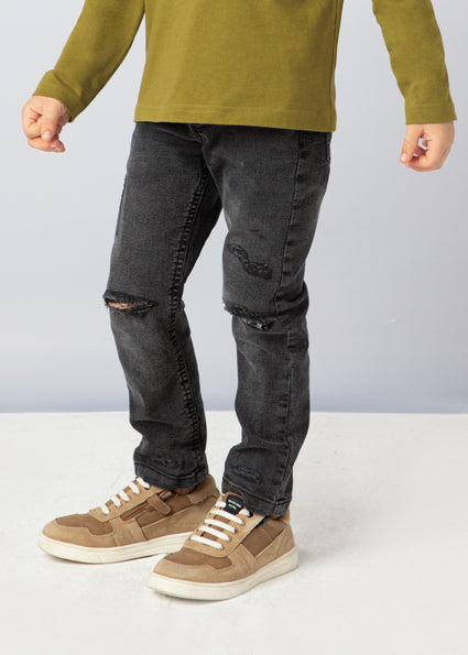 Jeans effetto strappato bambino