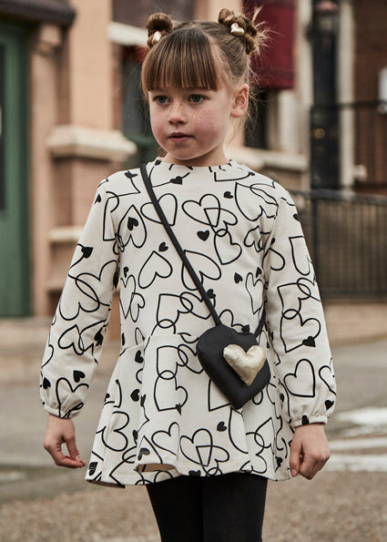 Vestito con borsetta bambina