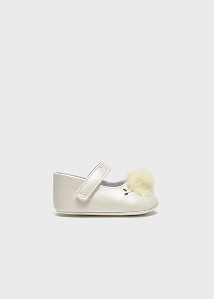 Scarpe pompon culla