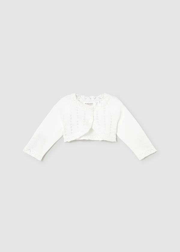 Cardigan in maglia neonata