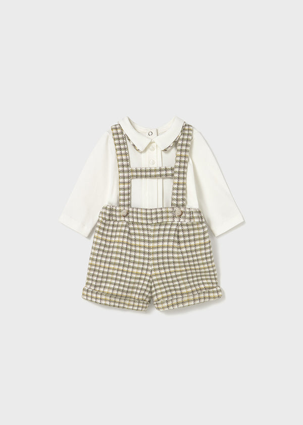 Completo pantaloncino e body neonato