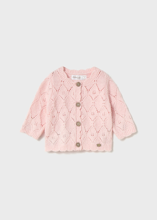 Cardigan in maglia neonata