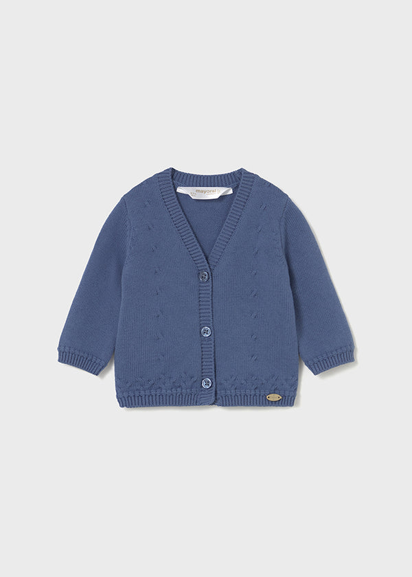 Cardigan misto lana neonato