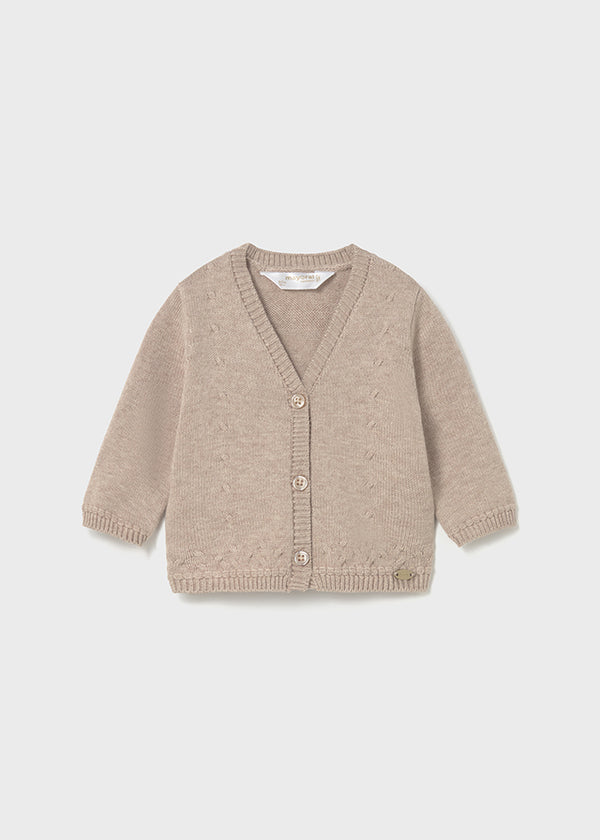 Cardigan misto lana neonato