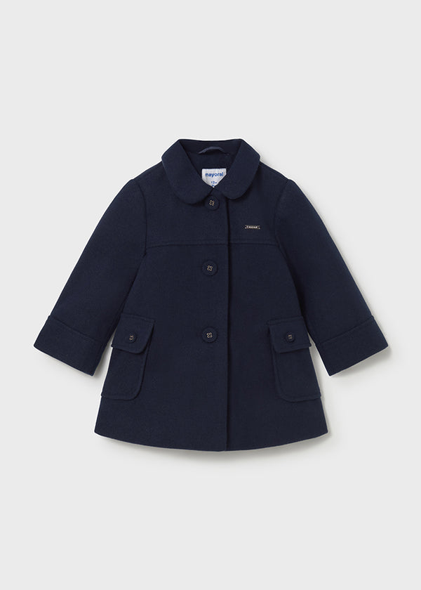Cappotto panno neonata