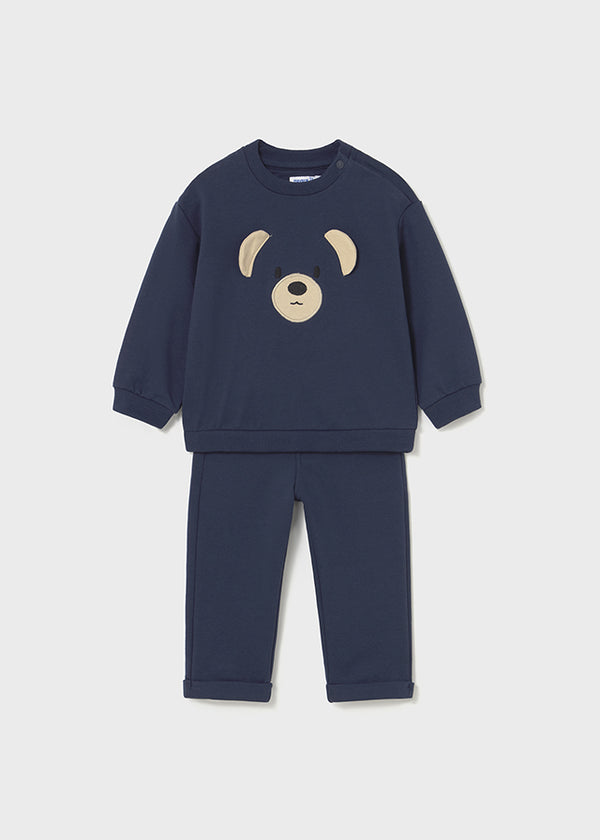 Completo pantalone e felpa neonato