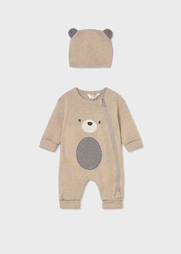 Tutina animali con cappello neonato