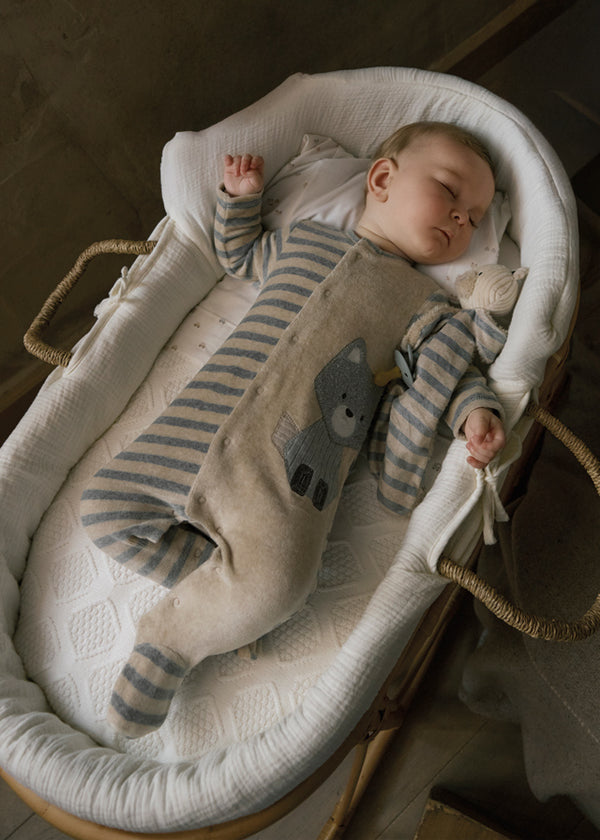 Tutina in ciniglia neonato