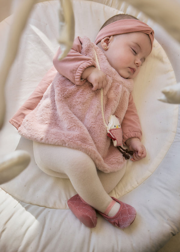 Vestito con borsa e fascia neonata