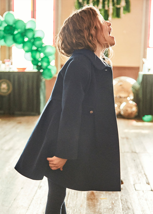 Cappotto panno bambina