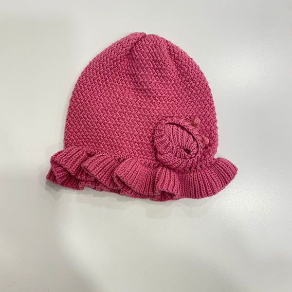 Cappello neonata con fiore