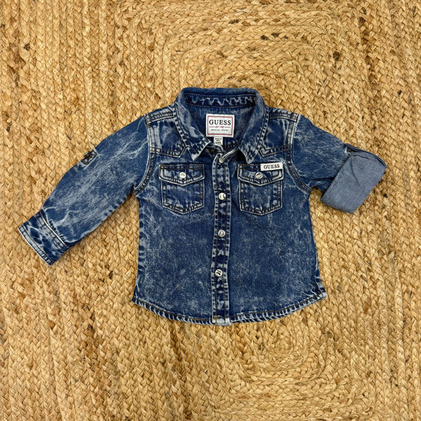 Camicia denim m/l neonato Guess