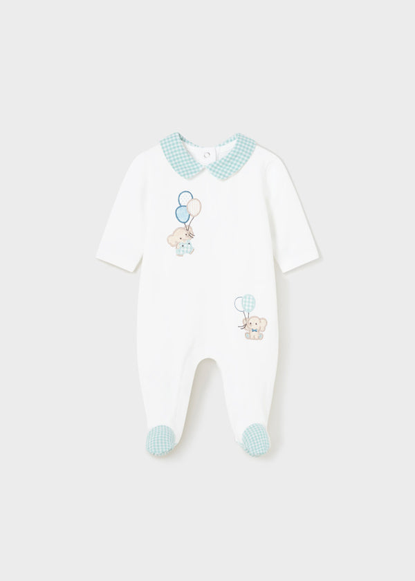 Tutina lunga elefantini Better Cotton neonato