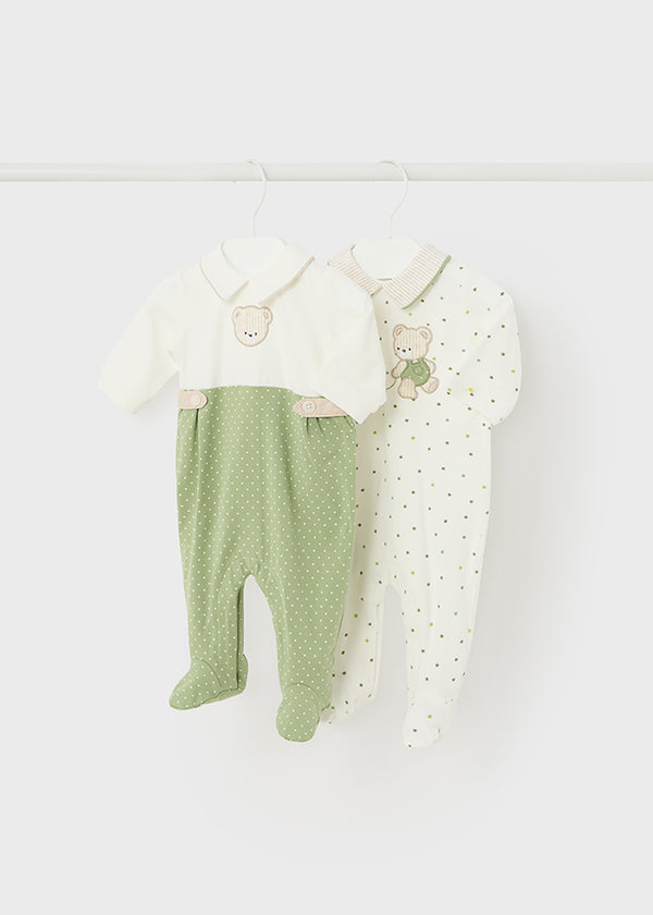 Coppia Tutina lunga Better Cotton neonato