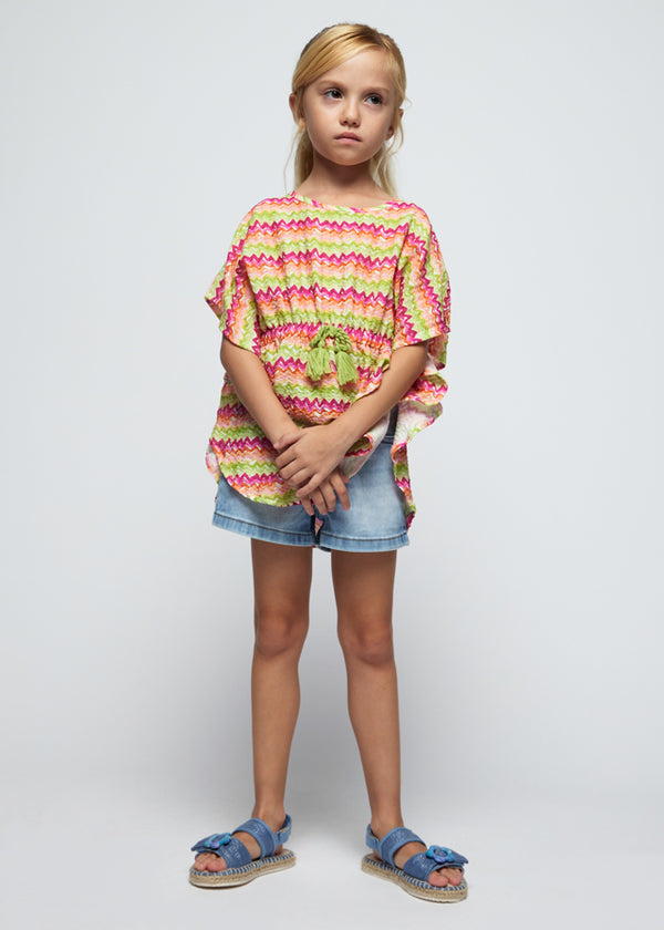 Kaftan stampato bambina