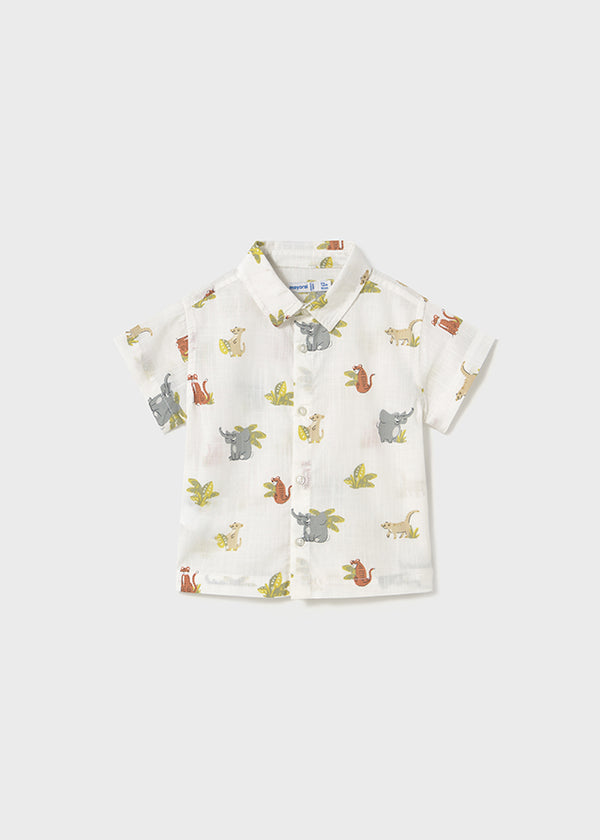 Camicia stampata neonato
