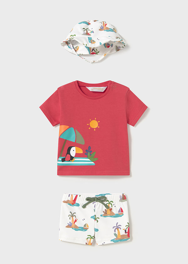 2-piece baby boy cotton beach set 1624 maui 