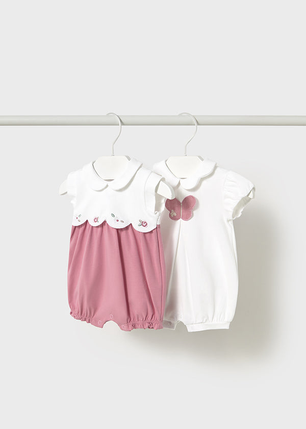 Tutina corta ricamo fiore