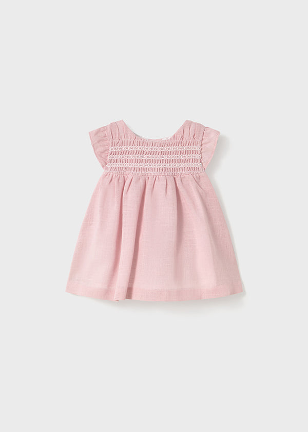 Vestito nido d'ape neonata
