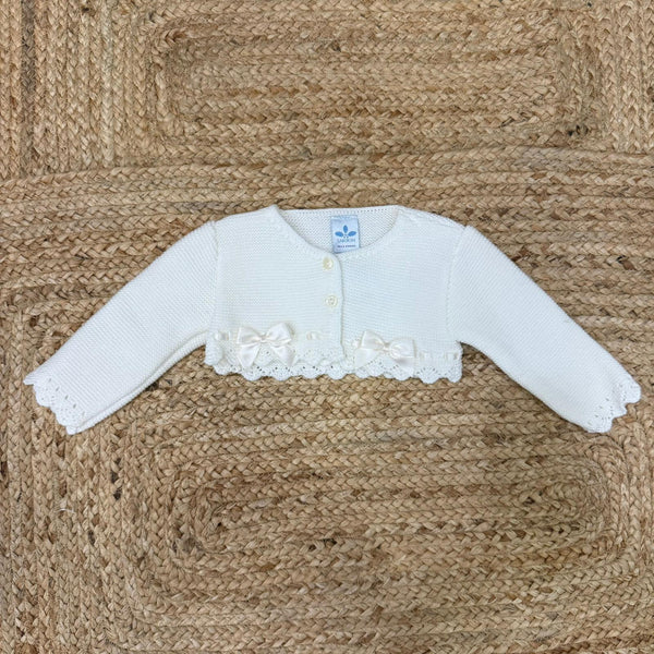 Cardigan in filato caldo