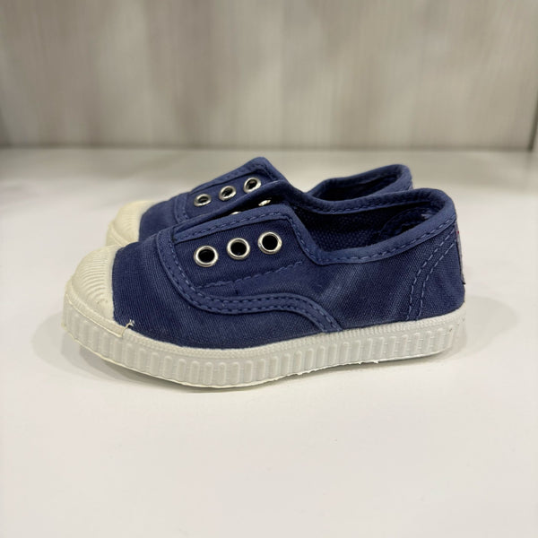Sneakers inglese effetto consumato azul