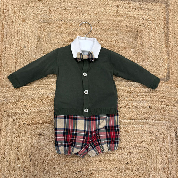 Completo tartan elegante