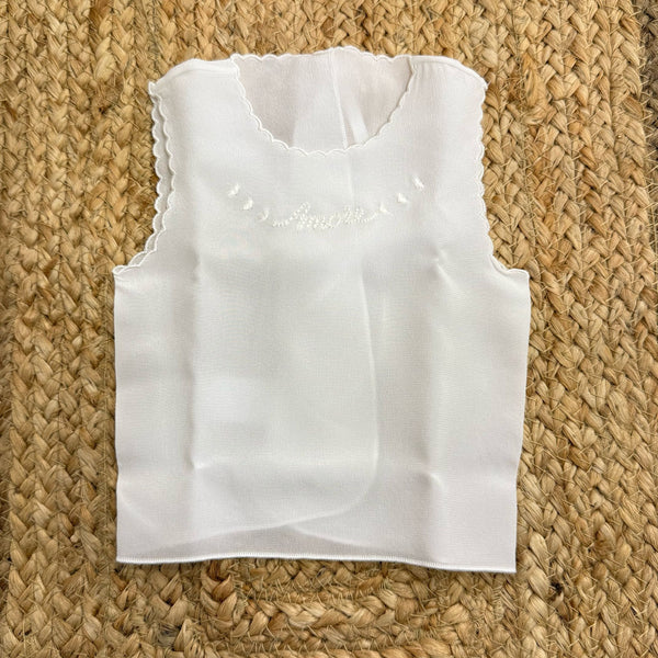 Camicia fortuna in seta ricamo amore
