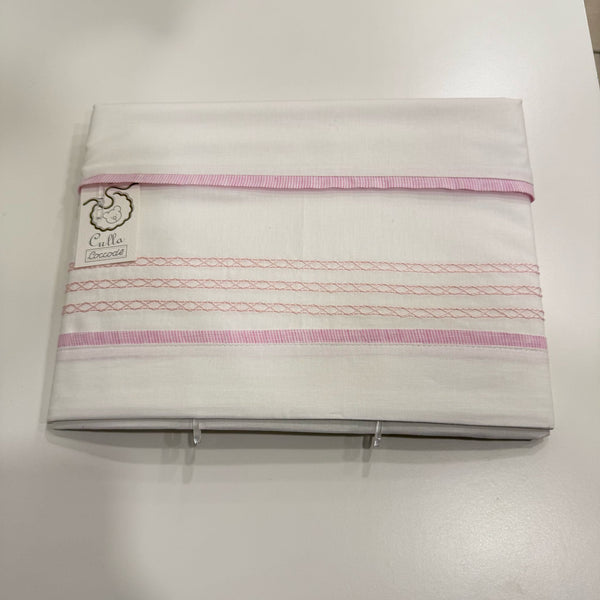 Set Lenzuola passeggino ricamo