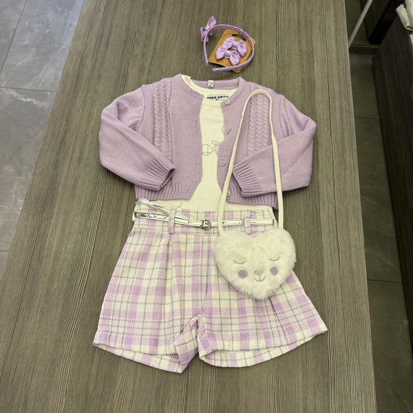 Completo 3 pezzi + borsetta bambina