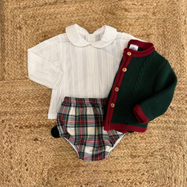 Completo 3 pezzi in filato caldo