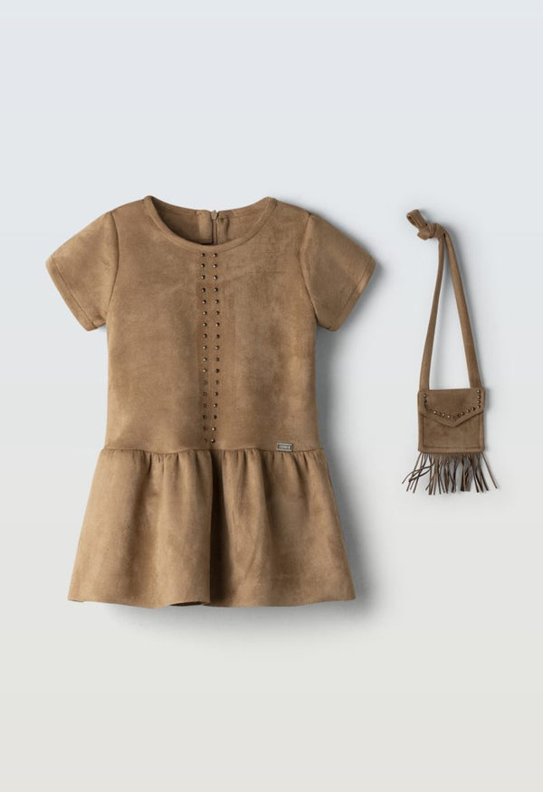 Vestito con borsetta
