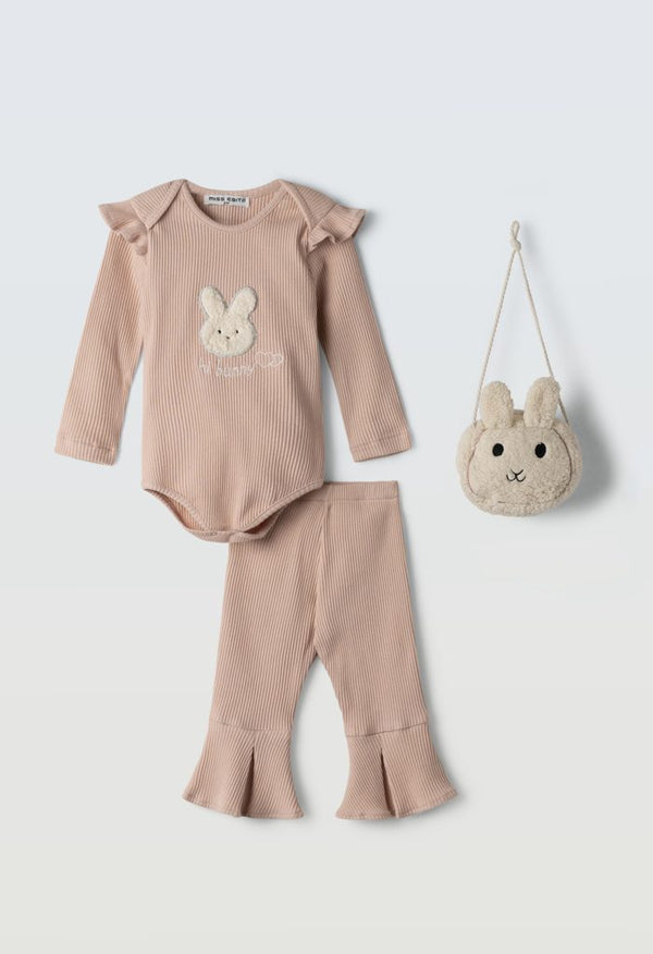 Completo body e leggings neonata