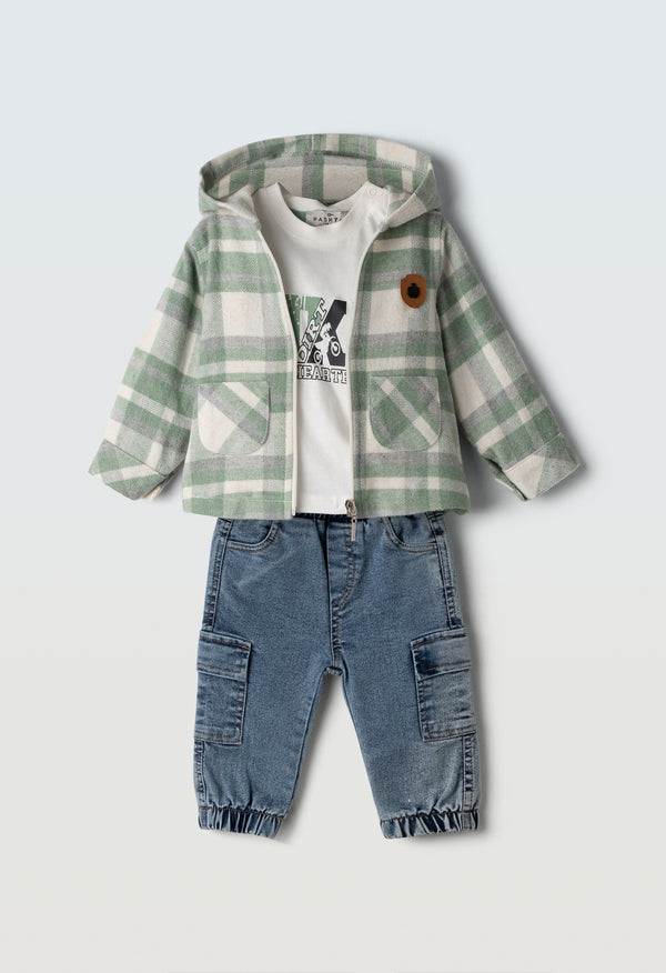 Completo 3 pezzi neonato