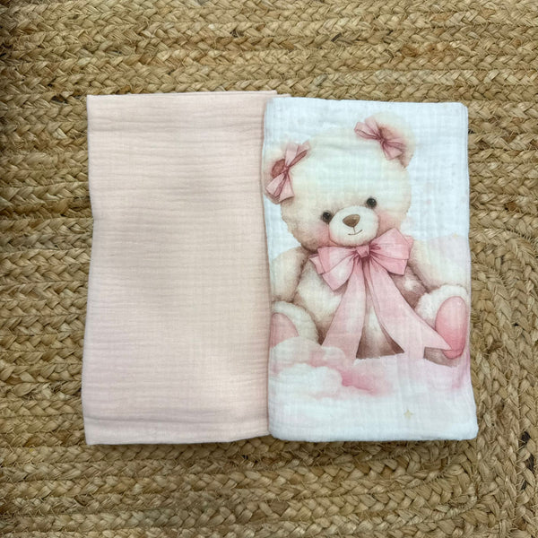 Large baby mint muslin 