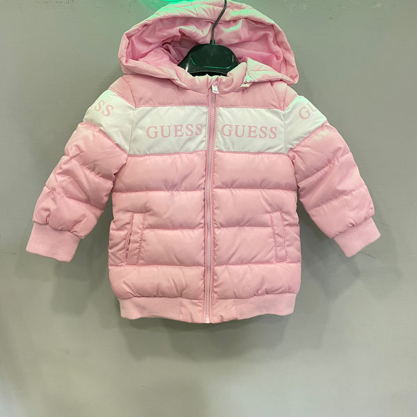GUESS long down jacket with hood
