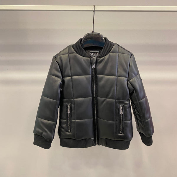 Giubbino bomber ecopelle bambino