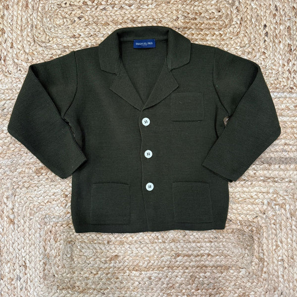 Cardigan modello giacca neonato