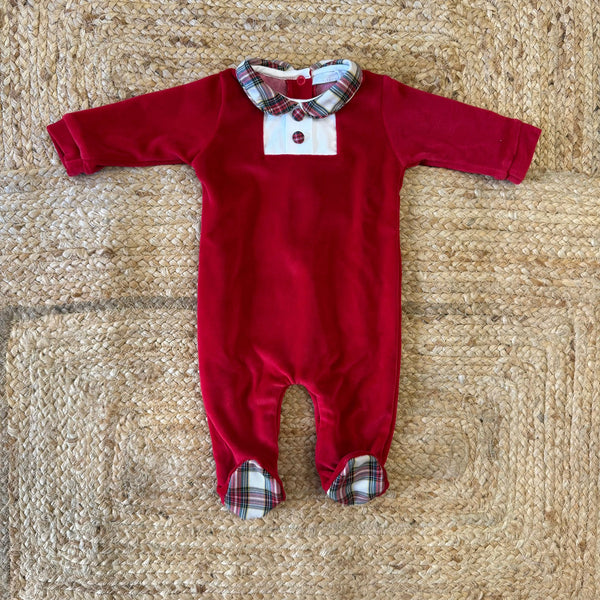 Tutina ciniglia tartan