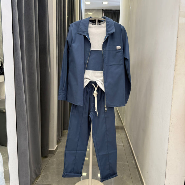 Completo 3 pezzi con shirt  2-16 anni