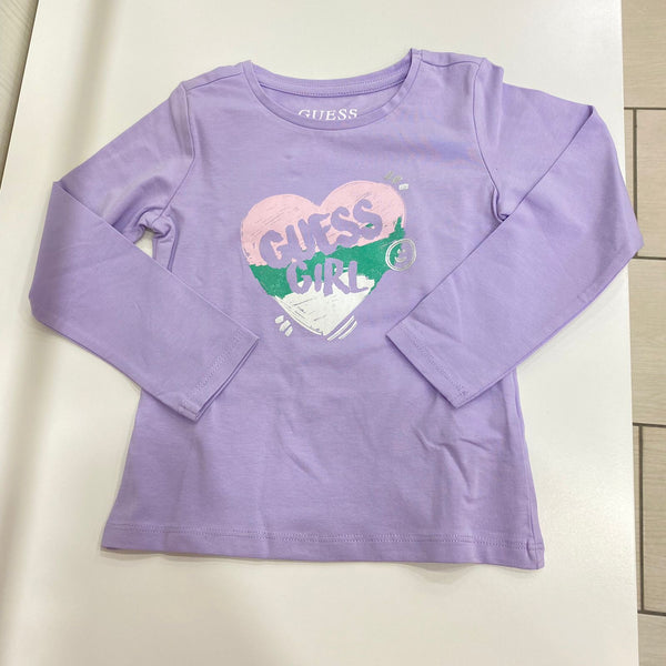 T-shirt in cotone cuore 2-7 anni